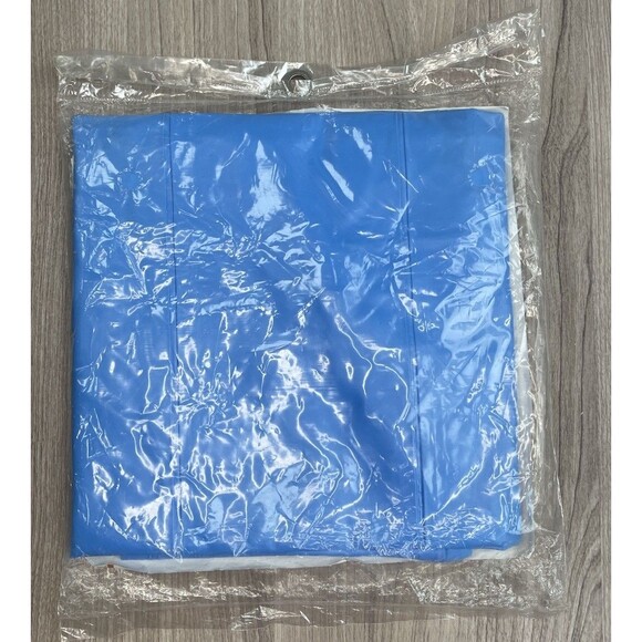 Vintage 1984 The Wet Set Intex Inflatable Pool Air Mat Float 72 x 27" Blue NOS - Picture 4 of 7